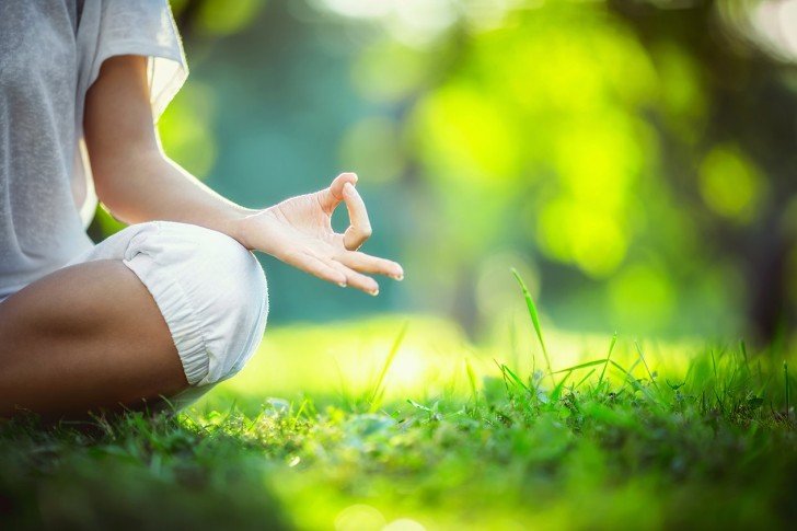 Yoga in the park