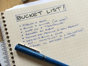 bucket list