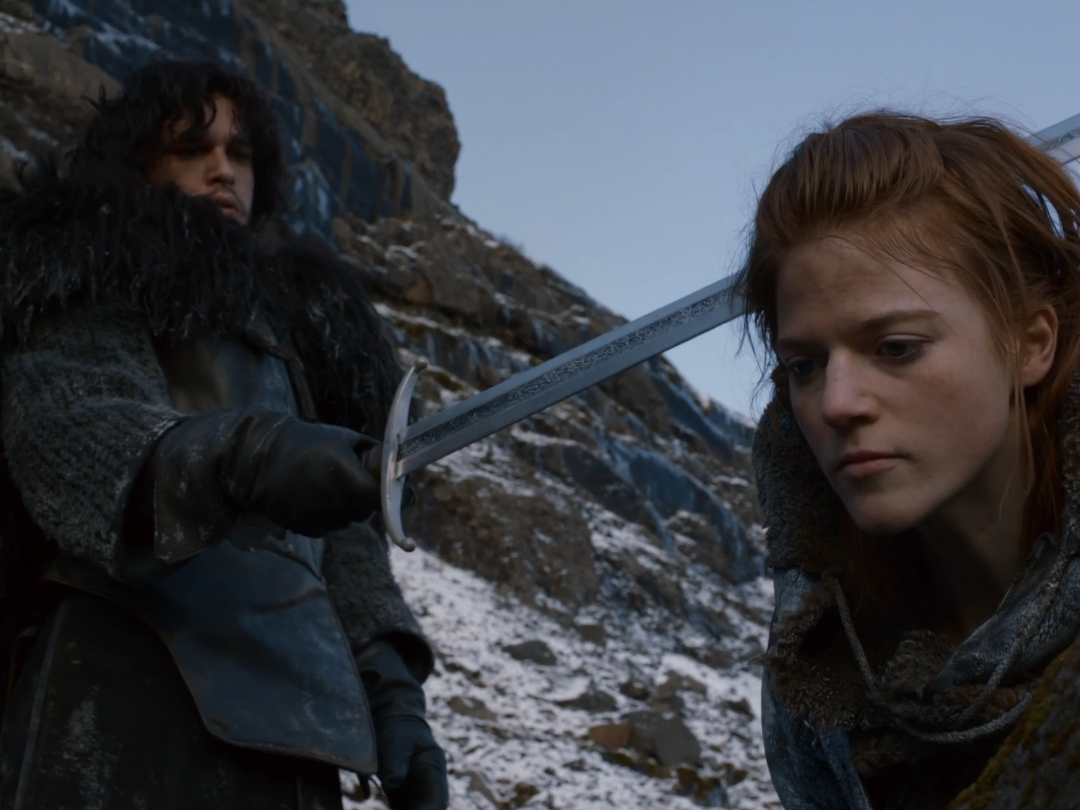 Kit Harrington and Rose Leslie's First Appearance Together in Game of Thrones