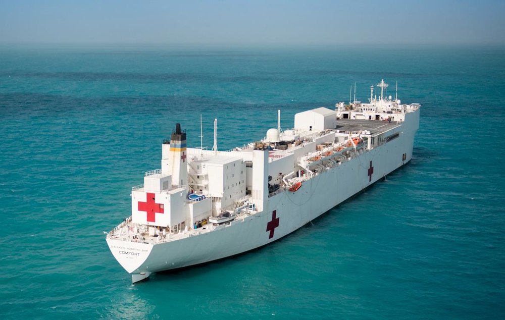 Many Politicians Urged President Trump to Deploy USNS Comfort to Puerto Rico and Lift the Jonas Act