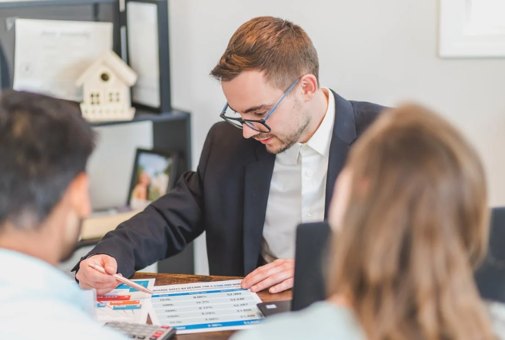 Financial Advisor Discussing Investment Strategies with Client